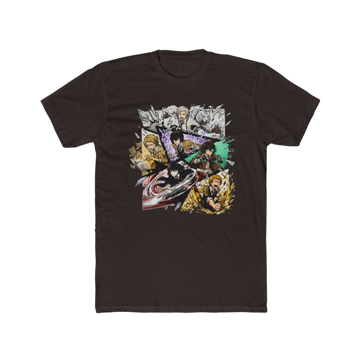 Bungo Stray Dogs Character Collage Art T Shirt - alternate angle 3, merchandise