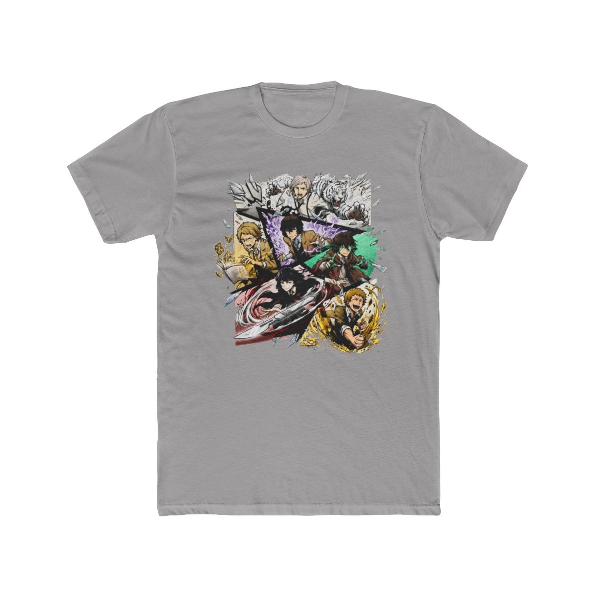 Bungo Stray Dogs Character Collage Art T Shirt - alternate angle 2, merchandise