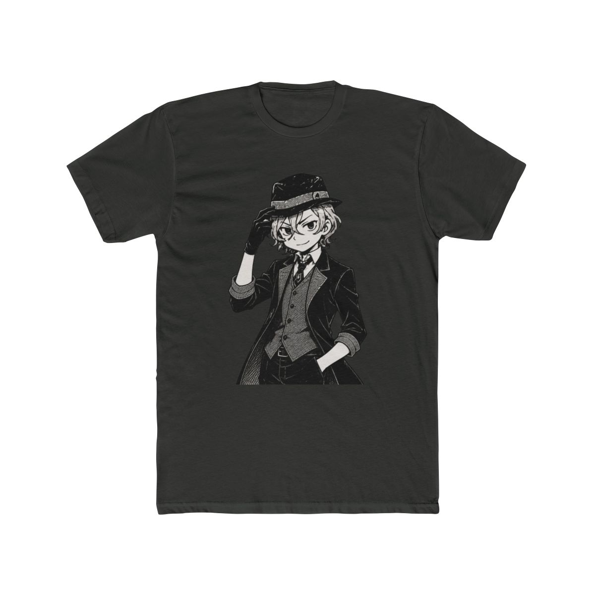 Bungo Stray Dogs Cute Character Cards CHUUYA | Hand Drawn Fan Art T Shirt - alternate angle 5, merchandise