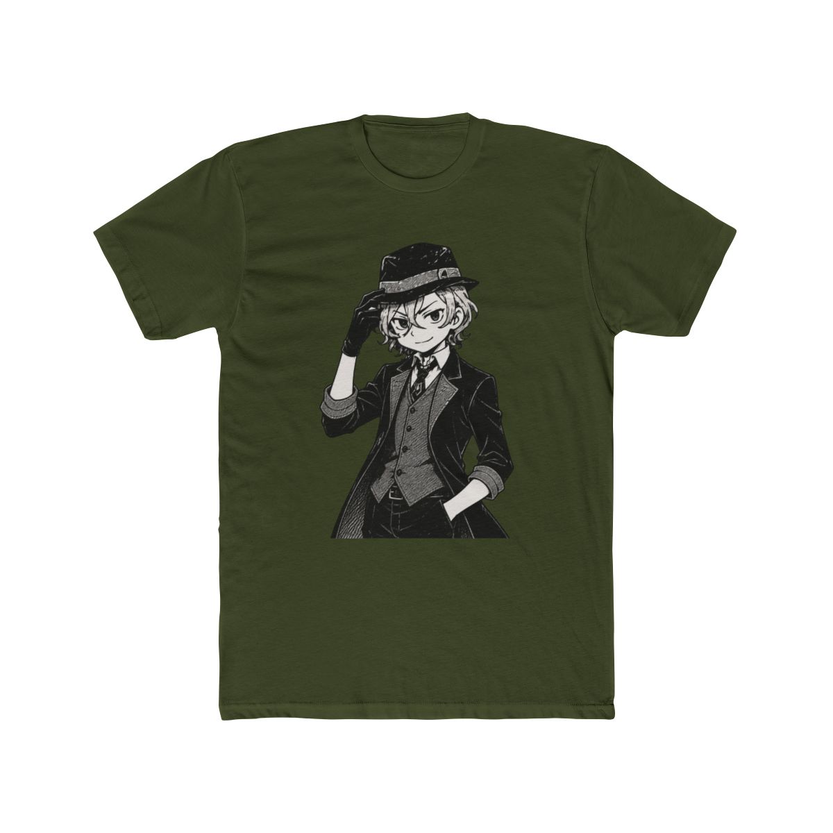 Bungo Stray Dogs Cute Character Cards CHUUYA | Hand Drawn Fan Art T Shirt - alternate angle 4, merchandise