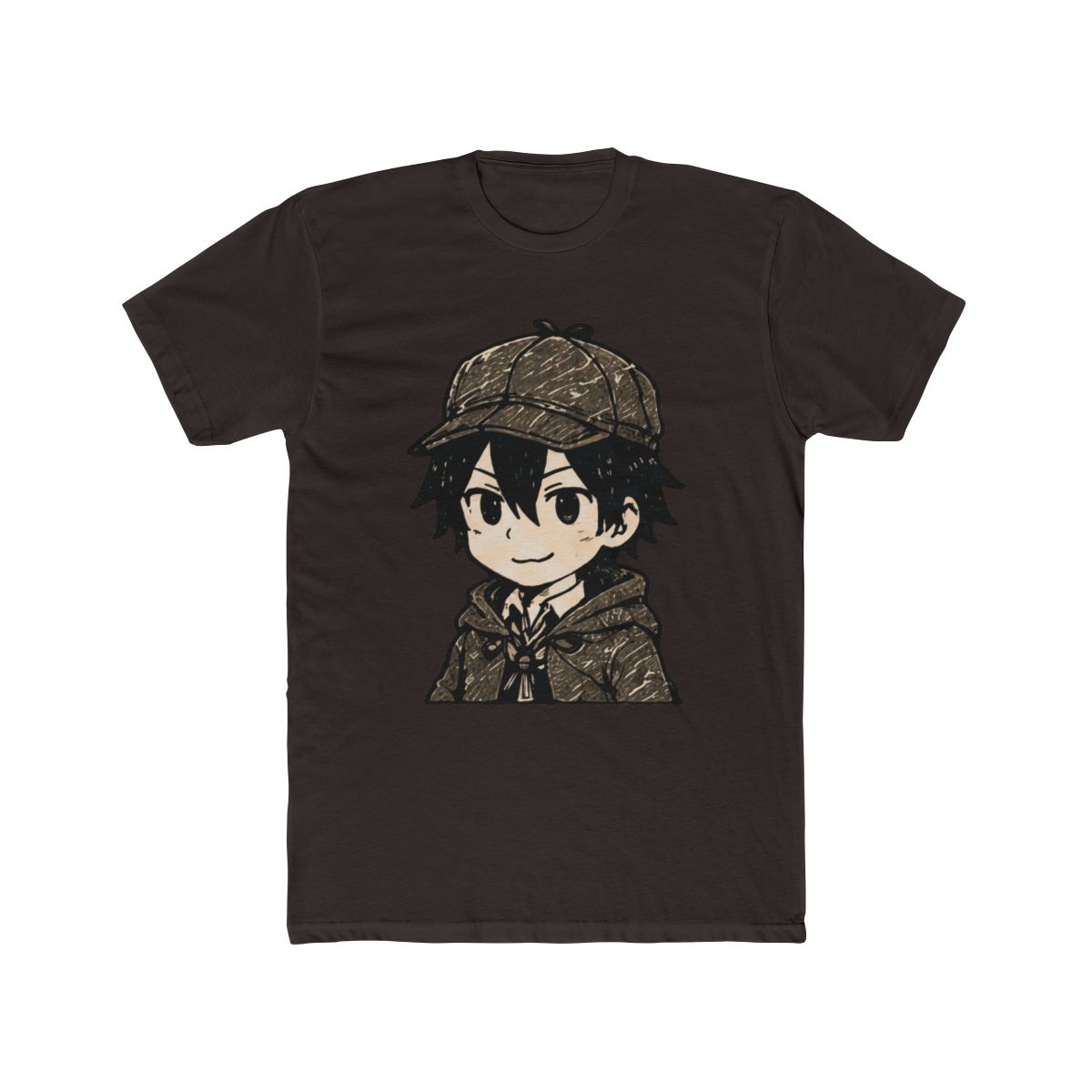 Bungo Stray Dogs Cute Character Cards RANPO | Hand Drawn Fan Art T Shirt - alternate angle 2, merchandise