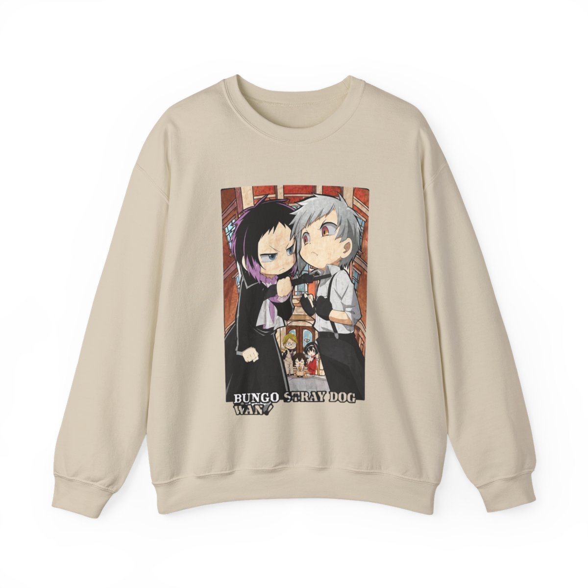 Bungo Stray Dogs Wan Shirt Men XL Black Short Sleeve Crew Neck Anime Kadokawa - alternate angle 5, merchandise