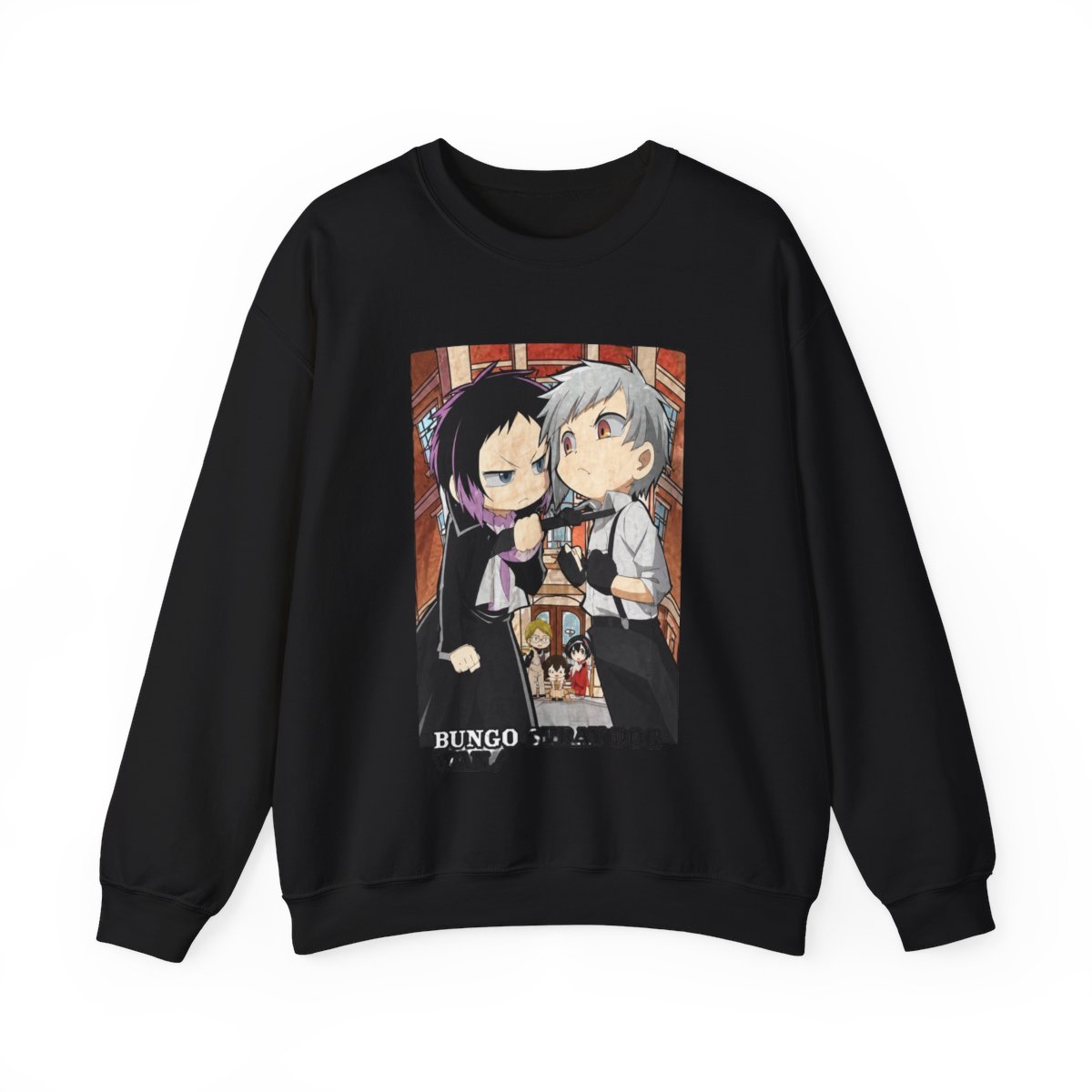 Bungo Stray Dogs Wan Shirt Men XL Black Short Sleeve Crew Neck Anime Kadokawa