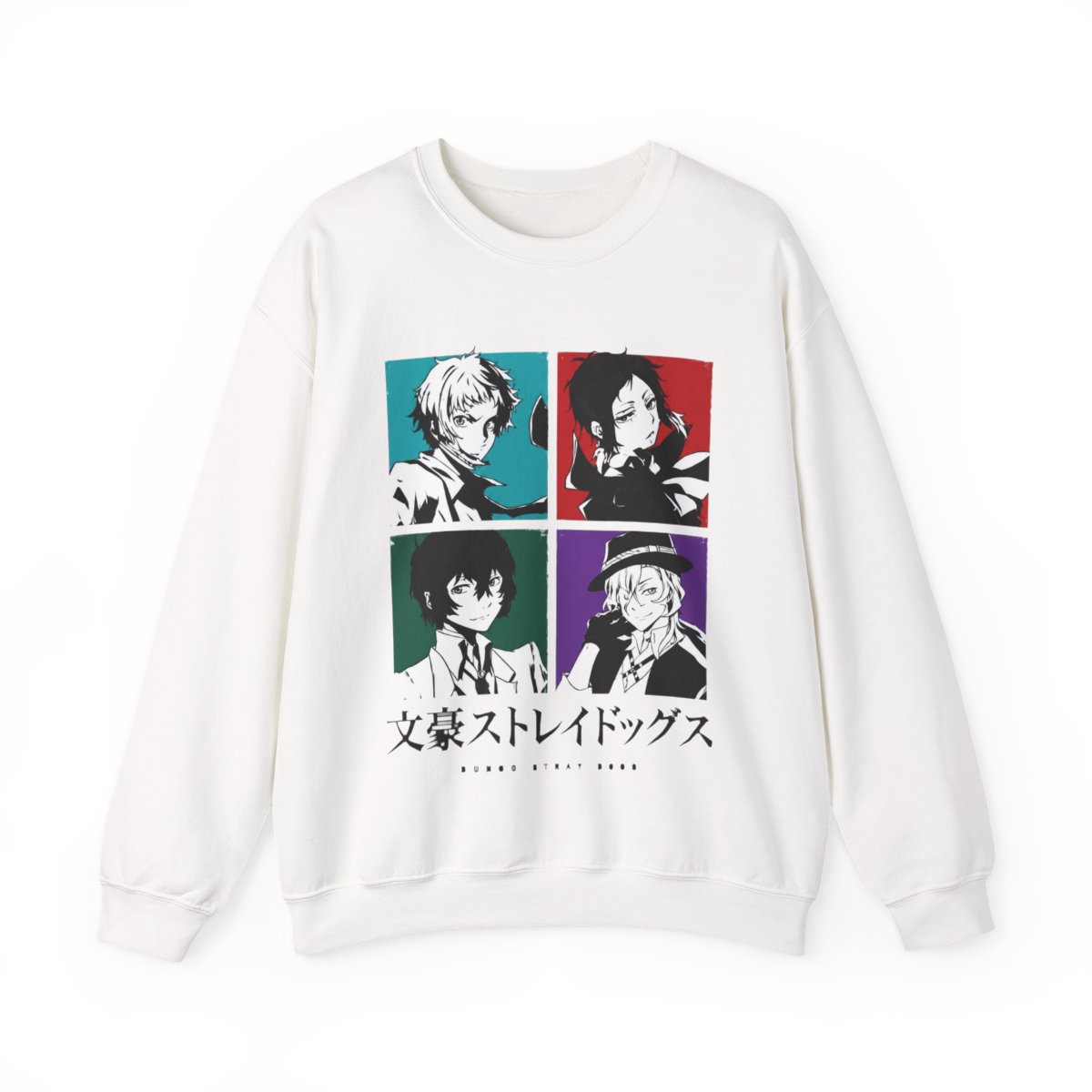 Vintage Anime Bungo Stray Dogs Osamu Dazai Crew Neck Short Sleeve - Official Sweatshirts merchandise