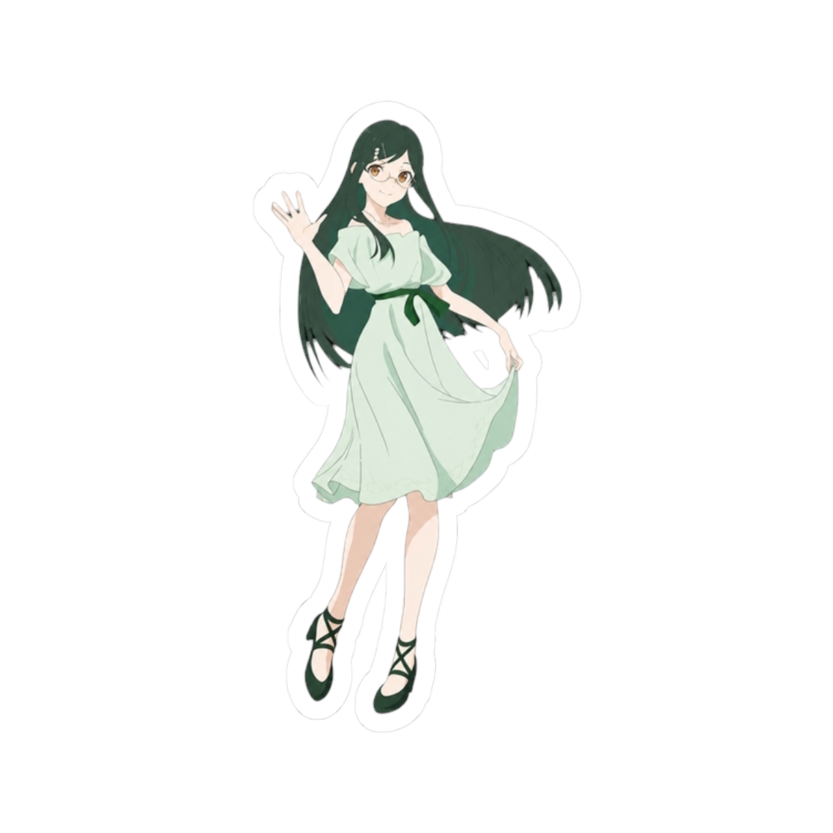 (Goods - Sticker) Agents of the Four Seasons Sticker Dress Up Ver. Ruri Hazakura | Bungo Stray Dogs - alternate angle 3, merchandise